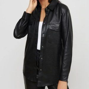 Dynamite Faux leather shirt/jacket